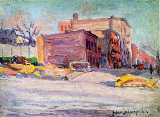  Julian Onderdonk Foot of 52nd Street at Hudson Park - Canvas Print