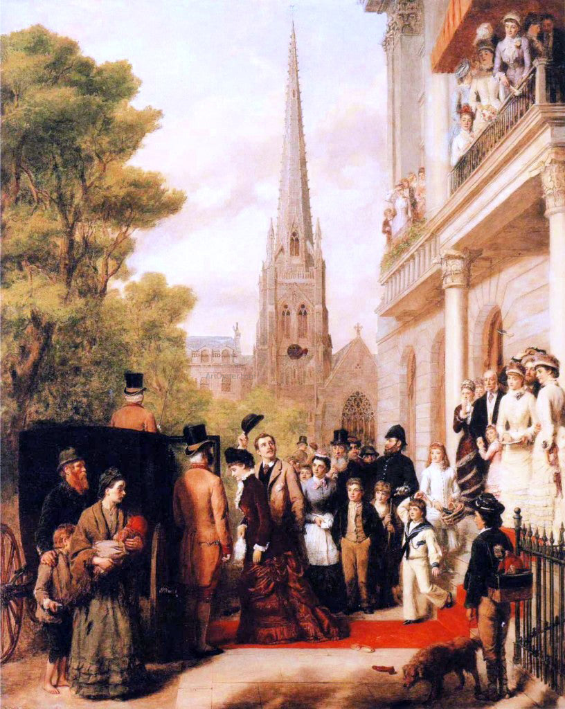  William Powell Frith For Better, For Worse - Canvas Print