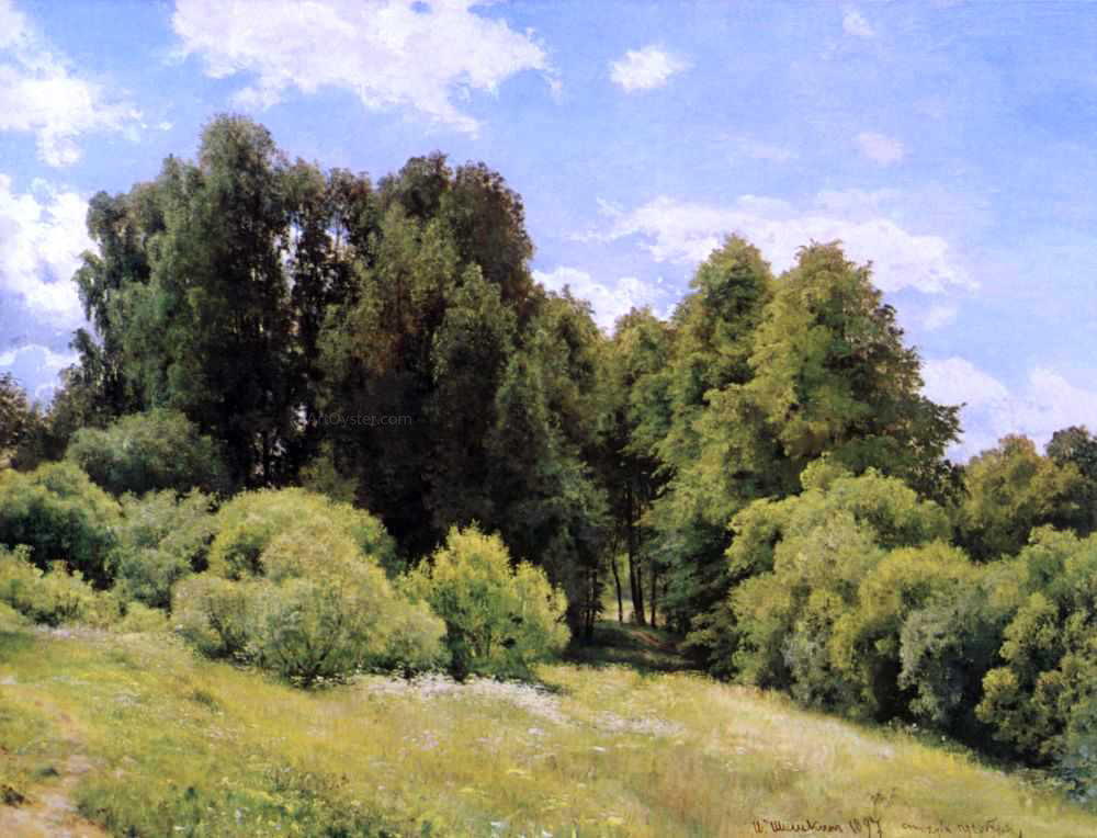  Ivan Ivanovich Shishkin Forest Glade - Canvas Print