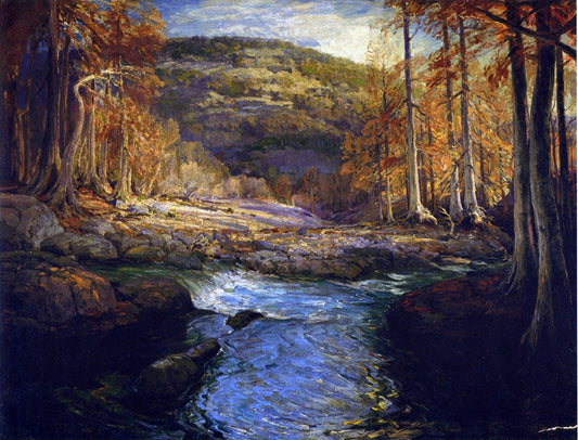  Julian Onderdonk Forest Stream (also known as Headwaters of the Guadalupe) - Canvas Print