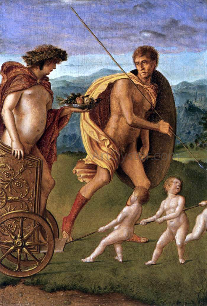  Giovanni Bellini Four Allegories: Lust (or Perseverance) - Canvas Print