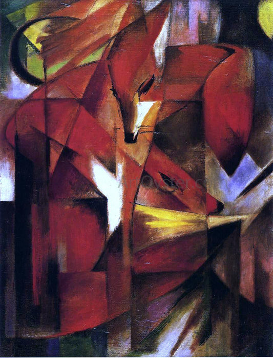  Franz Marc Foxes - Canvas Print