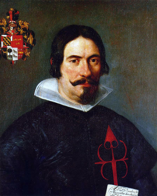  Diego Velazquez Francisco Bandres de Abarca - Canvas Print