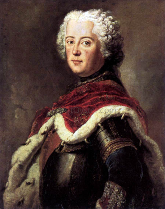  Antoine Pesne Frederick the Great as Crown Prince - Canvas Print