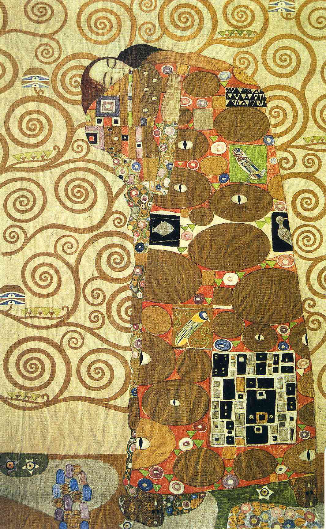  Gustav Klimt A Frieze of the Villa Stoclet in Brussels Fulfillment - Canvas Print