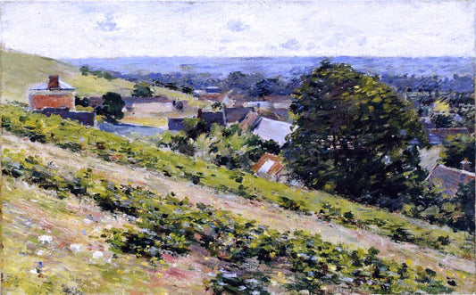  Theodore Robinson From the Hill, Giverny - Canvas Print