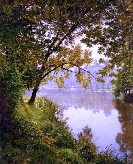  Henri Biva From the Water's Edge - Canvas Print