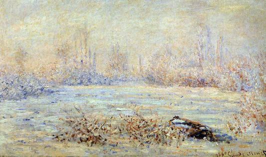  Claude Oscar Monet Frost - Canvas Print