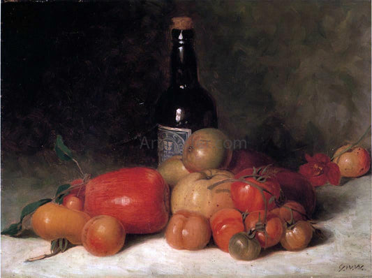  George William Whitaker Fruit of Our Garden in the Country - Study - Canvas Print