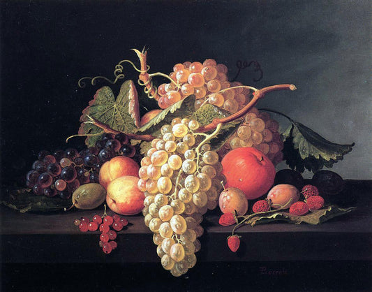  Paul Lacroix Fruit Still Life - Canvas Print