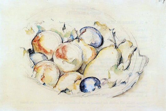  Paul Cezanne Fruits - Canvas Print