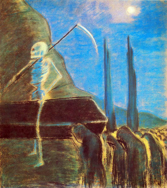  Mikalojus Ciurlionis Funeral Symphony V - Canvas Print