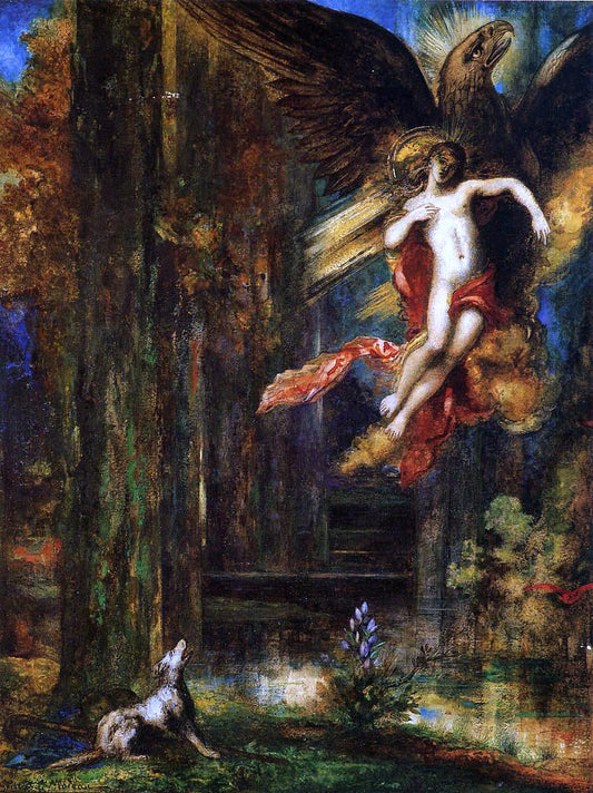  Gustave Moreau Ganymede - Canvas Print