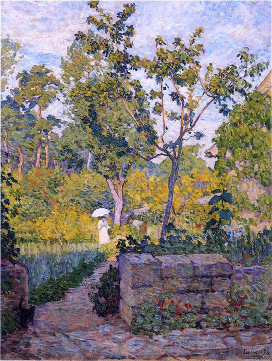  Henri Lebasque Garden at Champigny - Canvas Print