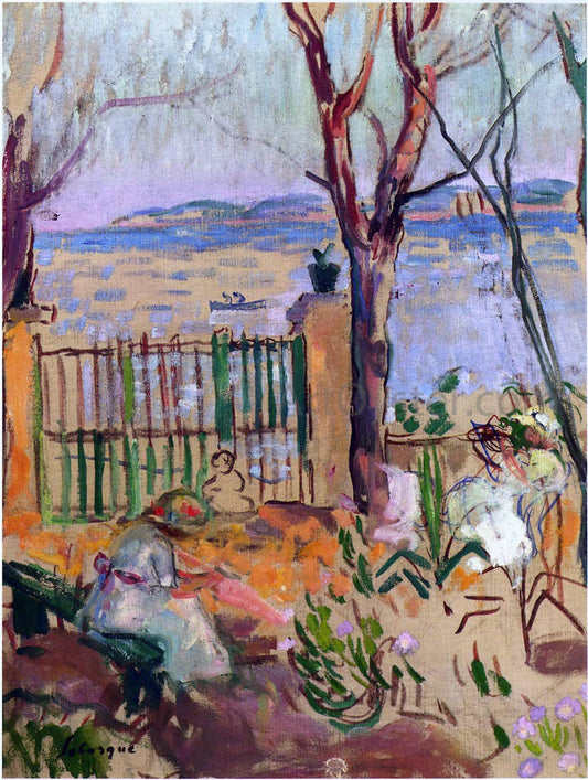  Henri Lebasque Garden by the Sea in St Tropez - Canvas Print