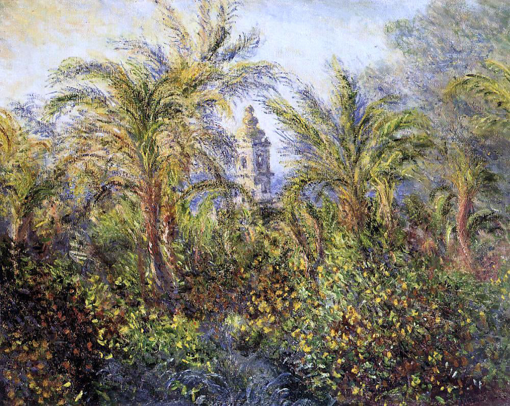  Claude Oscar Monet Garden in Bordighera, Morning Effect - Canvas Print