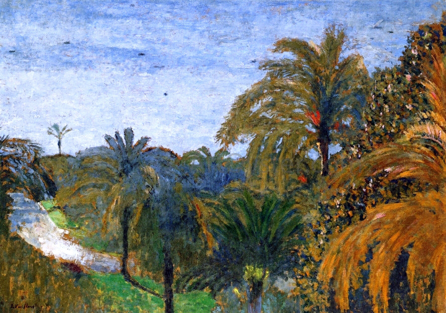  Edouard Vuillard Garden in Cannes - Canvas Print