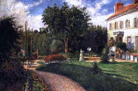  Camille Pissarro Garden of Les Mathurins - Canvas Print