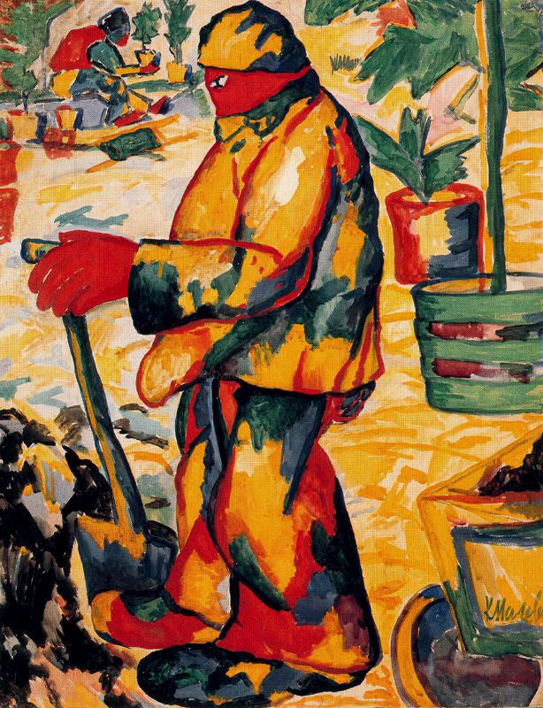  Kazimir Malevich Gardener - Canvas Print