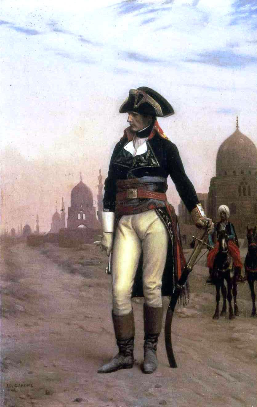  Jean-Leon Gerome General Bonaparte in Cairo - Canvas Print