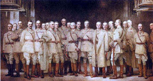  John Singer Sargent General Officers of World War I - Canvas Print