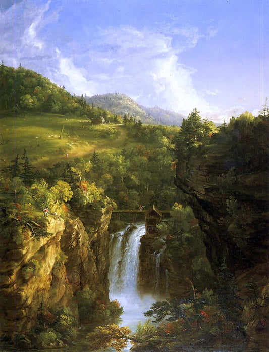  Thomas Cole Genesee Scenery (also known as Poop) - Canvas Print