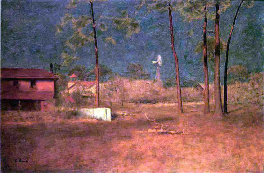  George Inness George Inness's Home, Tarpon Springs, Florida - Canvas Print