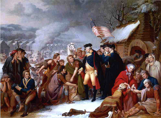  Thompkins Harrison Matteson George Washington at Valley Forge - Canvas Print