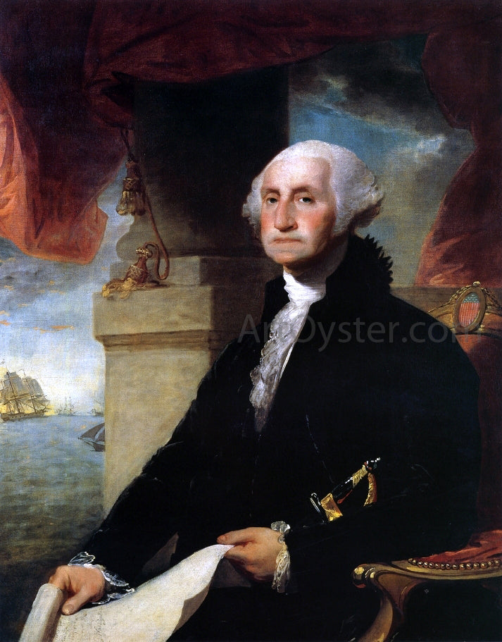  Gilbert Stuart George Washington(The Constable-Hamilton Portrait) - Canvas Print