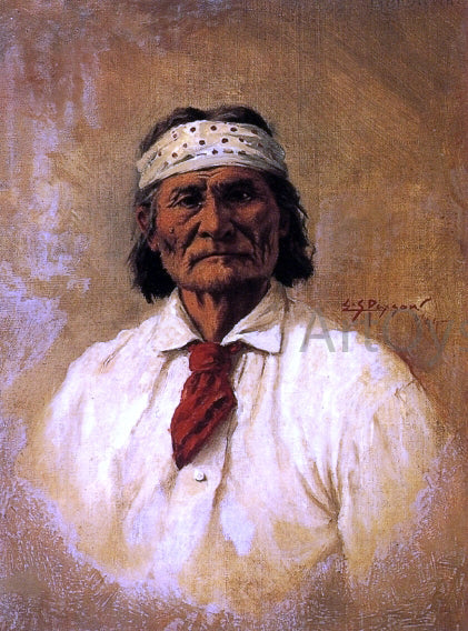  Edgar Samuel Paxson Geronimo - Canvas Print