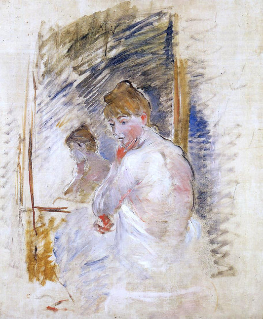  Berthe Morisot Getting out of Bed - Canvas Print