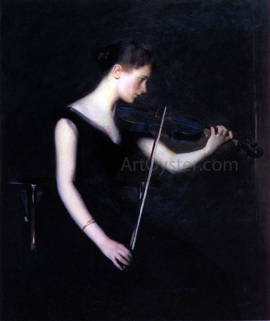  Edmund Tarbell A Girl with Violin (also known as The Violinist) - Canvas Print