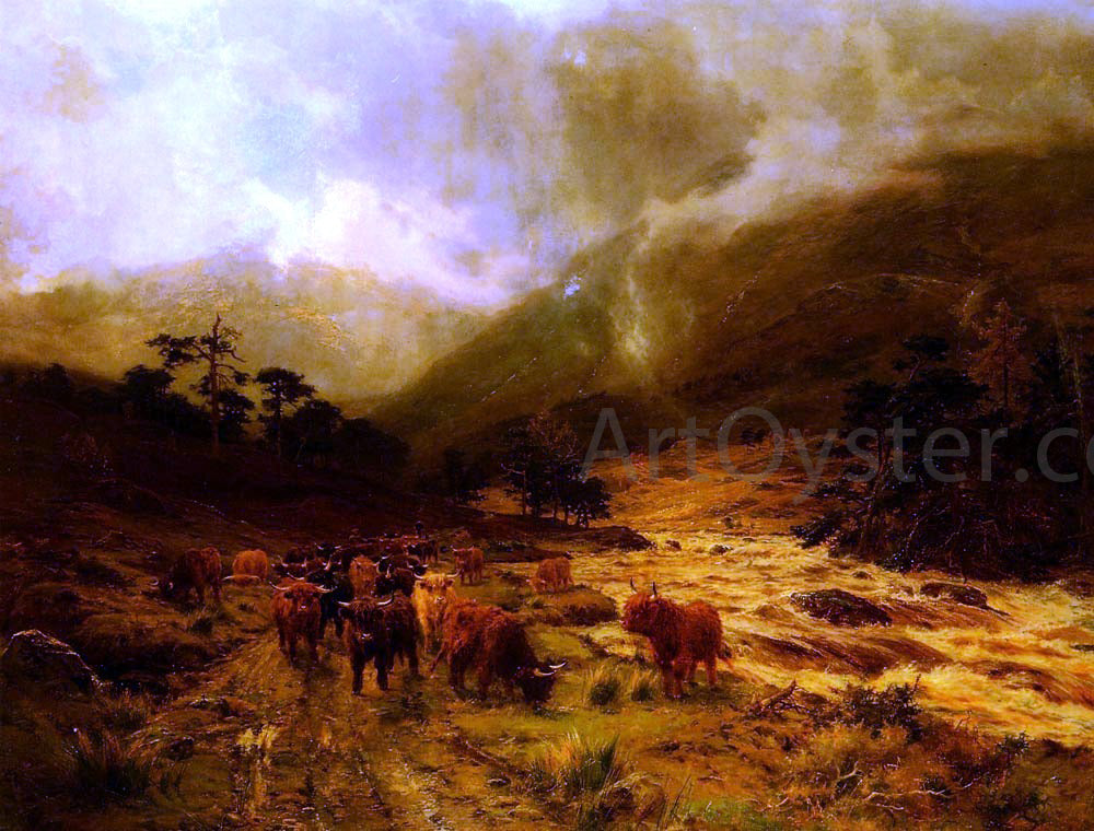  Louis Bosworth Hurt Glen Dochart, Perthshire - Canvas Print