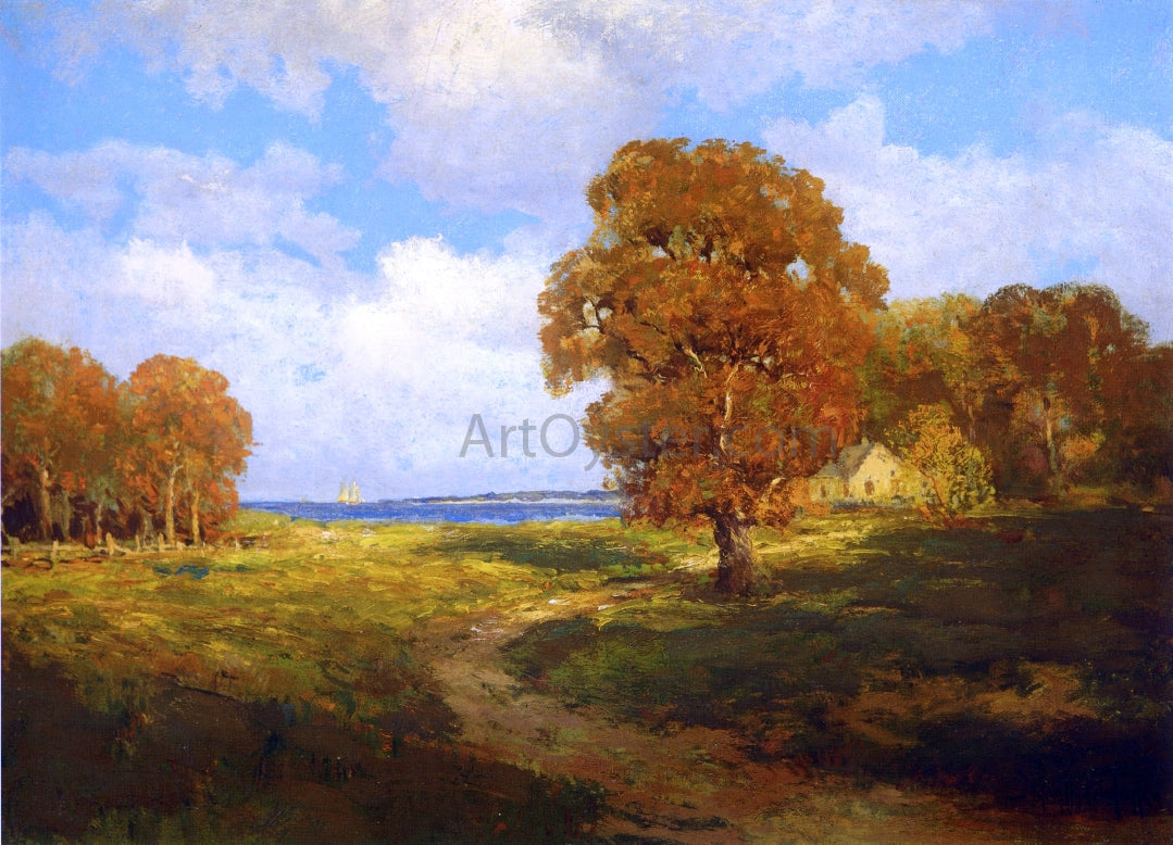  Julian Onderdonk Glimpse of the Sea, Long Island - Canvas Print