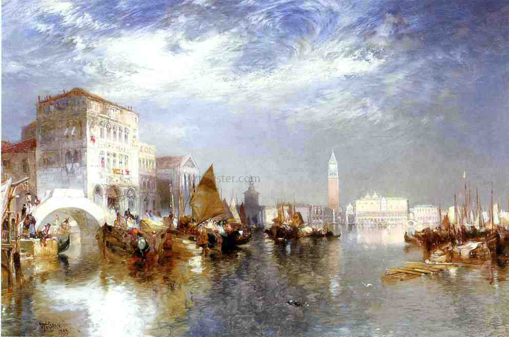  Thomas Moran Glorious Venice - Canvas Print