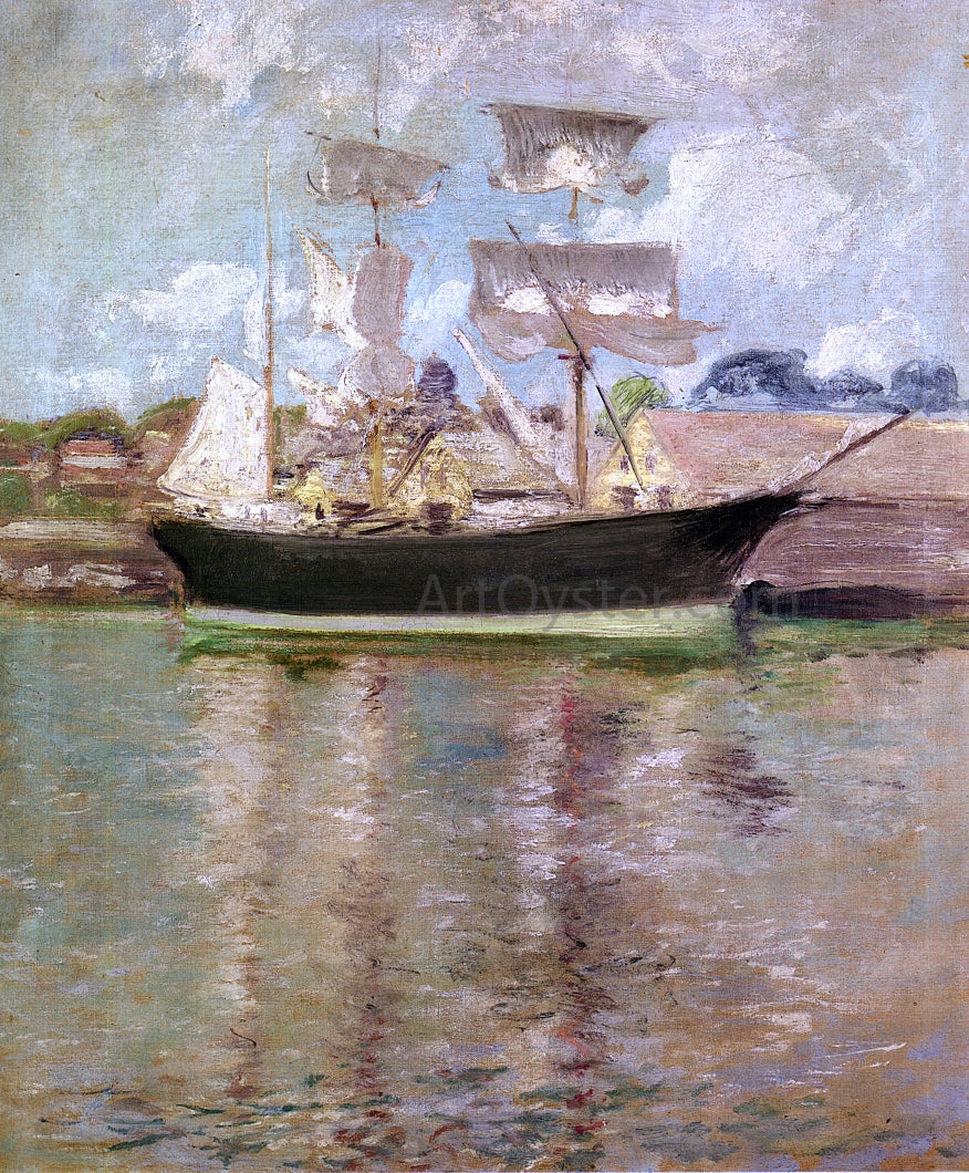  John Twachtman Gloucester Schooner - Canvas Print