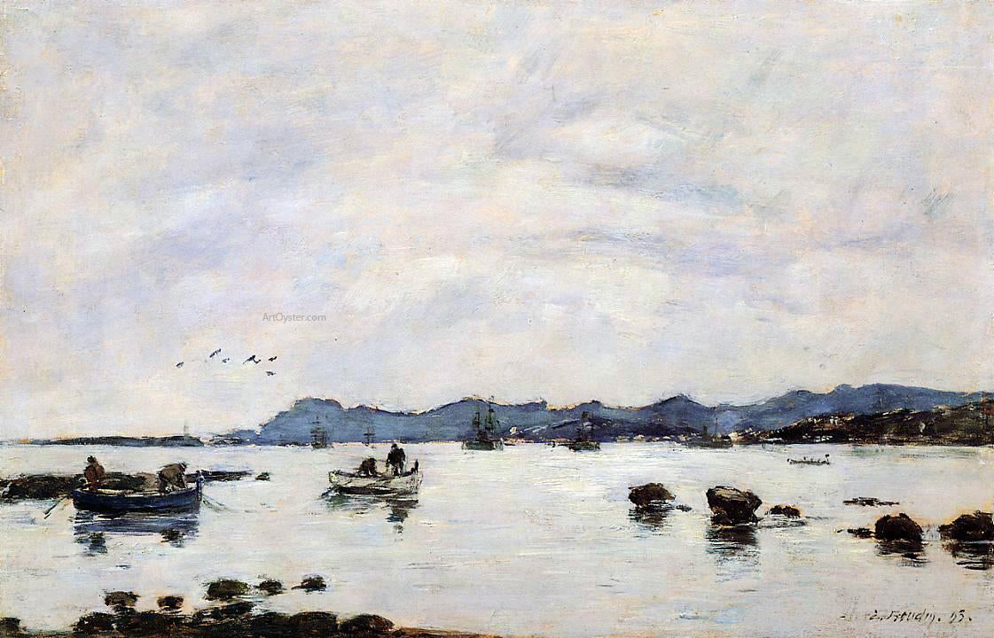  Eugene-Louis Boudin Golfe-Juan, the Bay and the Mountains of Esterel - Canvas Print