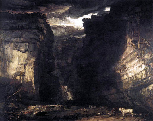 James Ward Gordale Scar - Canvas Print