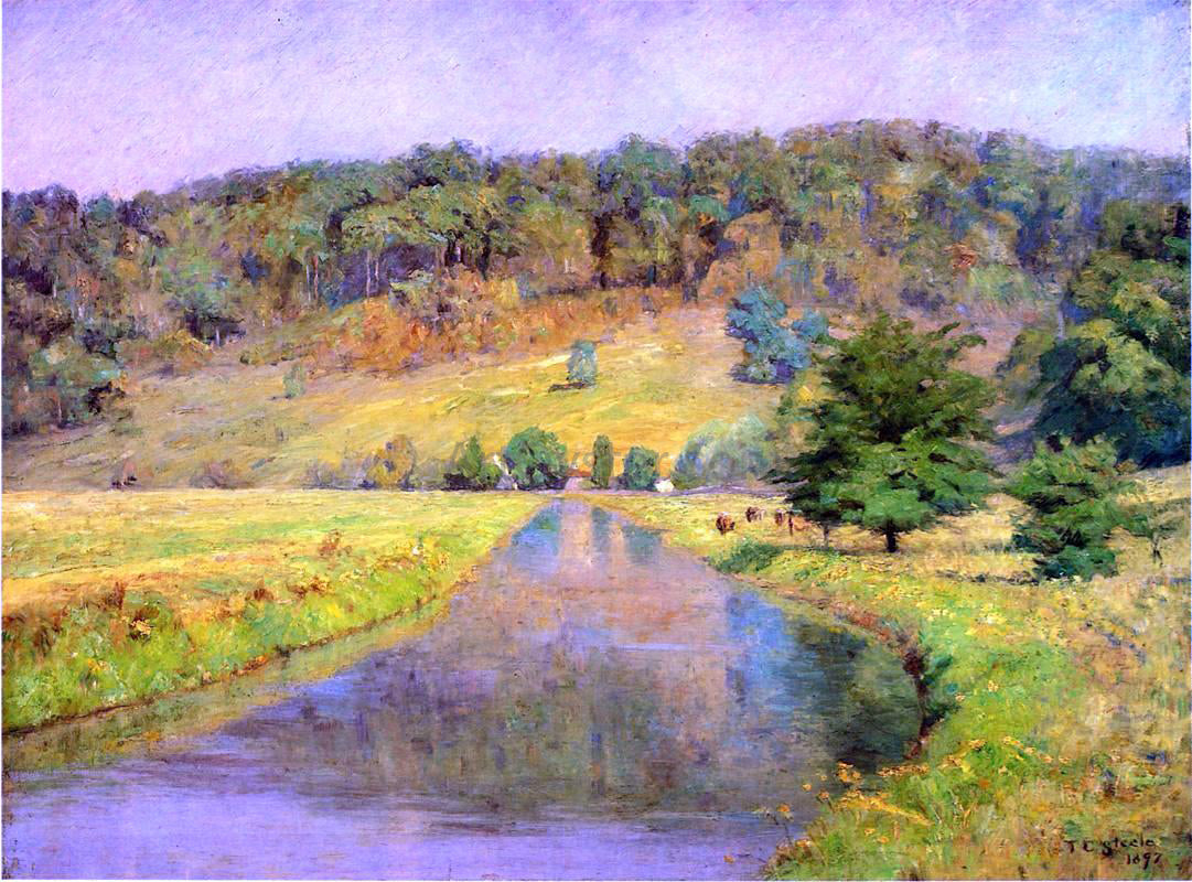  Theodore Clement Steele Gordon Hill - Canvas Print