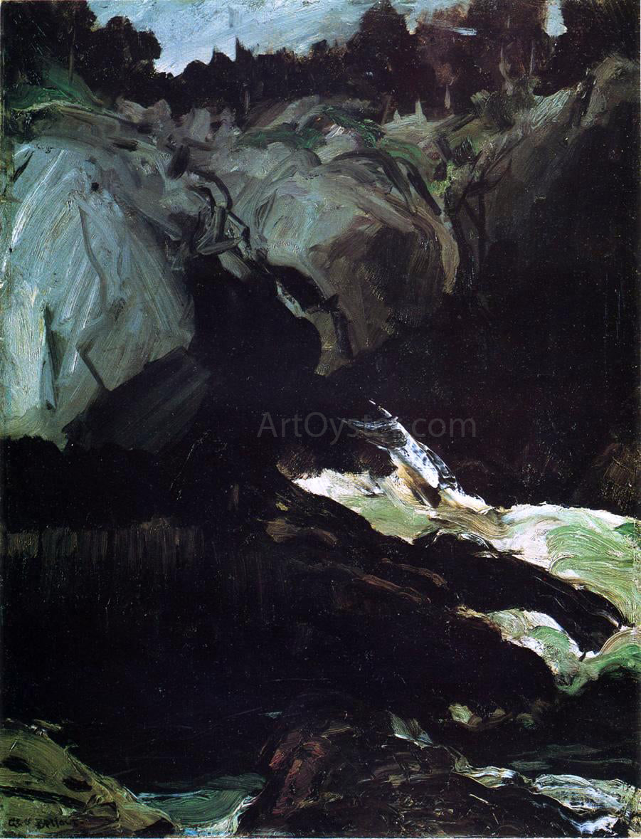  George Wesley Bellows Gorge and Sea - Canvas Print