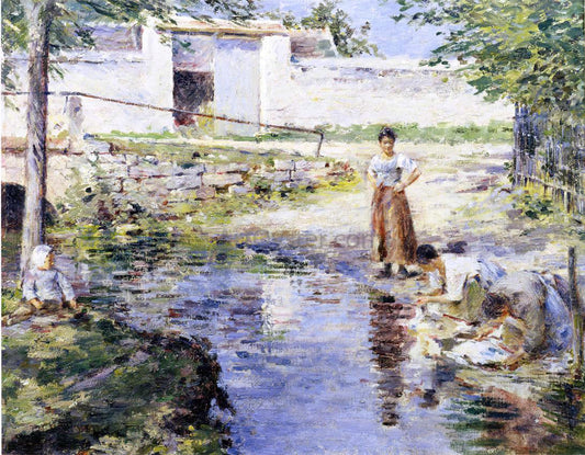  Theodore Robinson Gossips - Canvas Print
