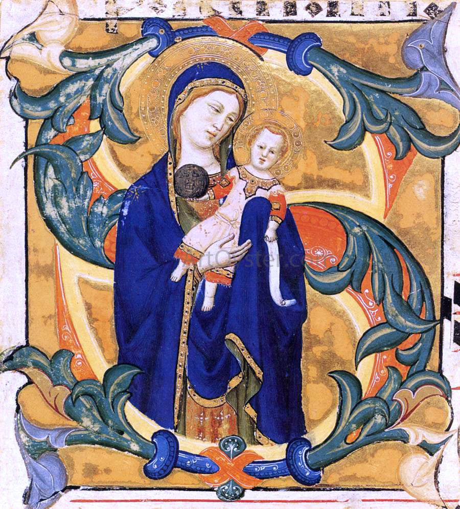  Don Silvestro Die Gherarducci Gradual from Santa Maria degli Angeli (Folio 137) - Canvas Print