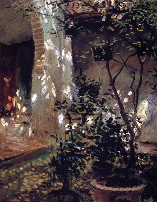  John Singer Sargent Granada: Sunspots - Canvas Print