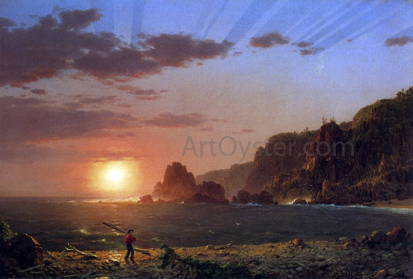  Frederic Edwin Church Grand Manan Island, Bay of Fundy - Canvas Print