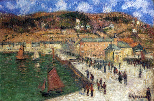  Gustave Loiseau Grand Quay, Fecamp - Canvas Print