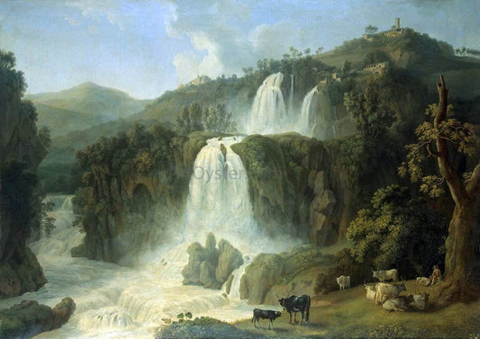  Jacob Philipp Hackert Great Cascades at Tivoli - Canvas Print