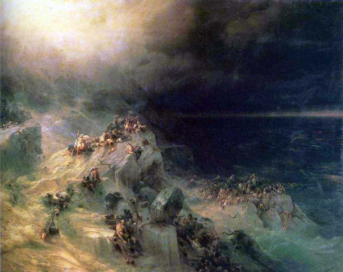  Ivan Constantinovich Aivazovsky Great Flood - Canvas Print