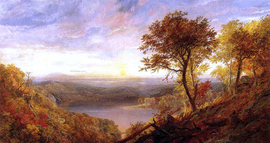  Jasper Francis Cropsey Greenwood Lake - Canvas Print
