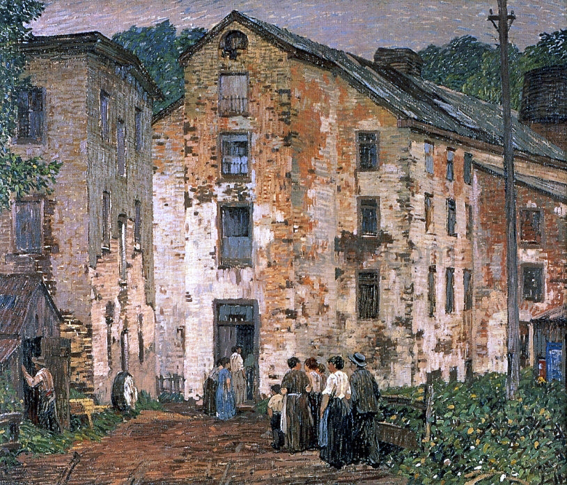  Robert Spencer Grey Mills - Canvas Print