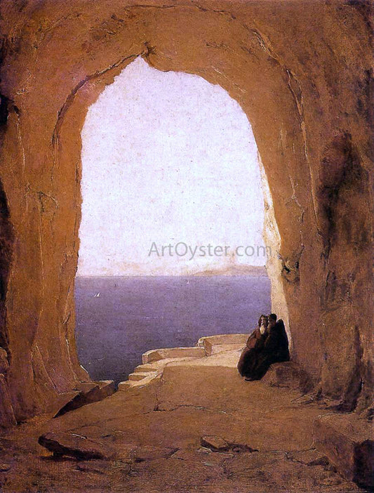  Carl Blechen Grotto in the Gulf of Naples - Canvas Print